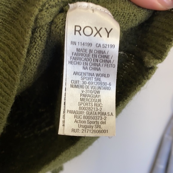 Cozy Roxy light sweater size M - Picture 5 of 5